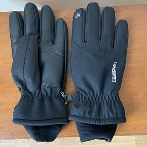 CEVAPRO Black Winter Gloves Thinsulate Waterproof Size Large, Unisex